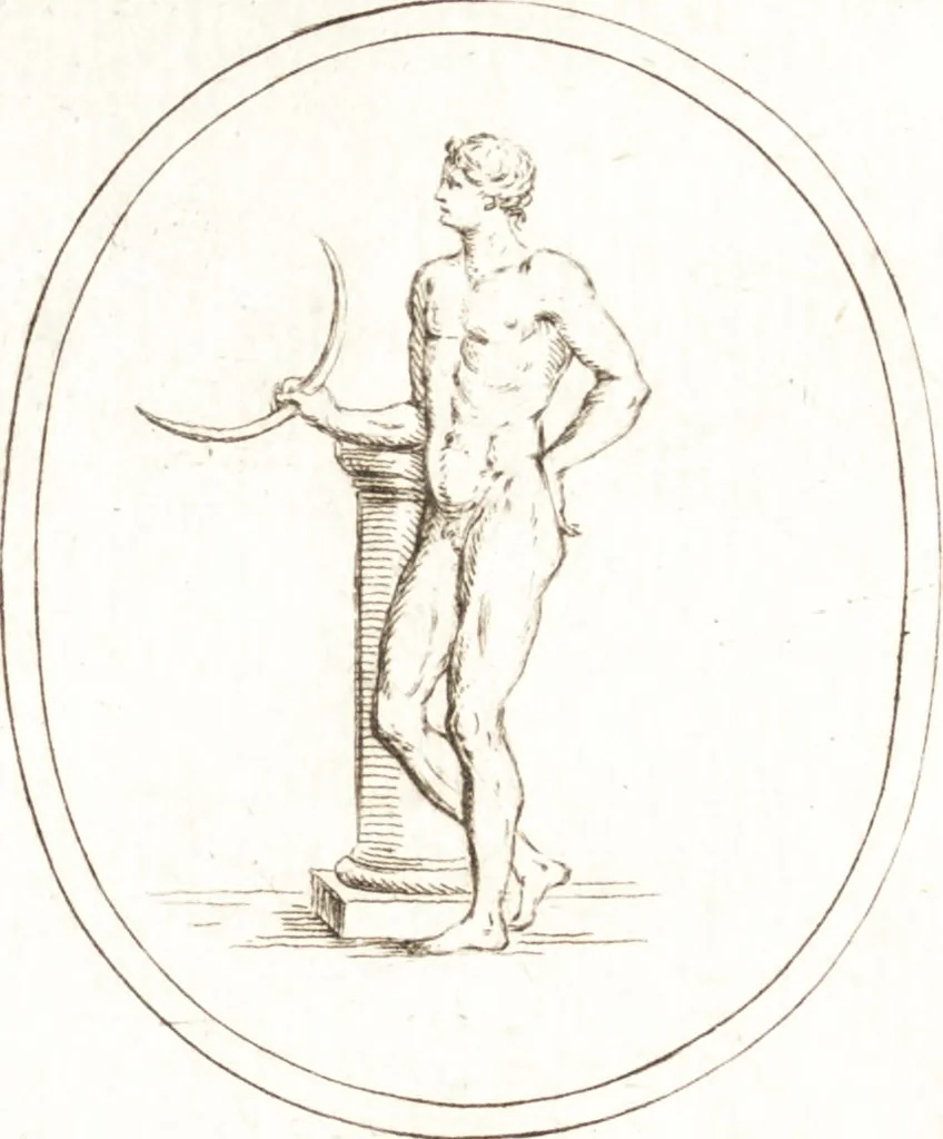 An illustration from Recueil de trois cent têtes et sujets de composition [graphic], 1775, leaf 126
