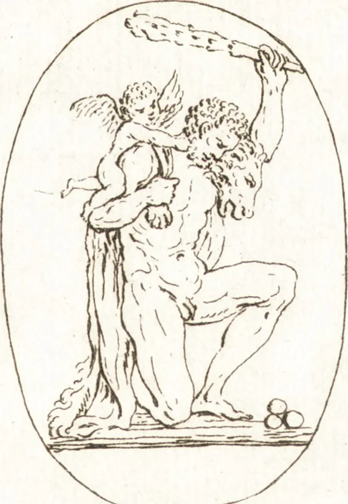 An illustration from Recueil de trois cent têtes et sujets de composition [graphic], 1775, leaf 130