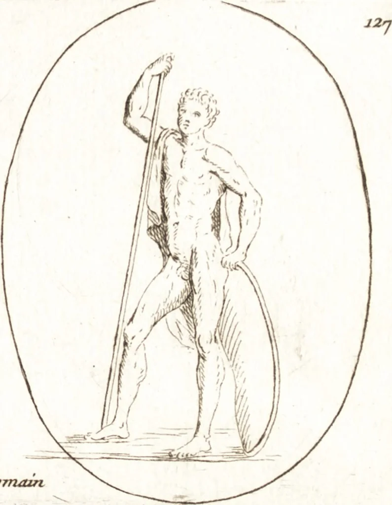 An illustration from Recueil de trois cent têtes et sujets de composition [graphic], 1775, leaf 136
