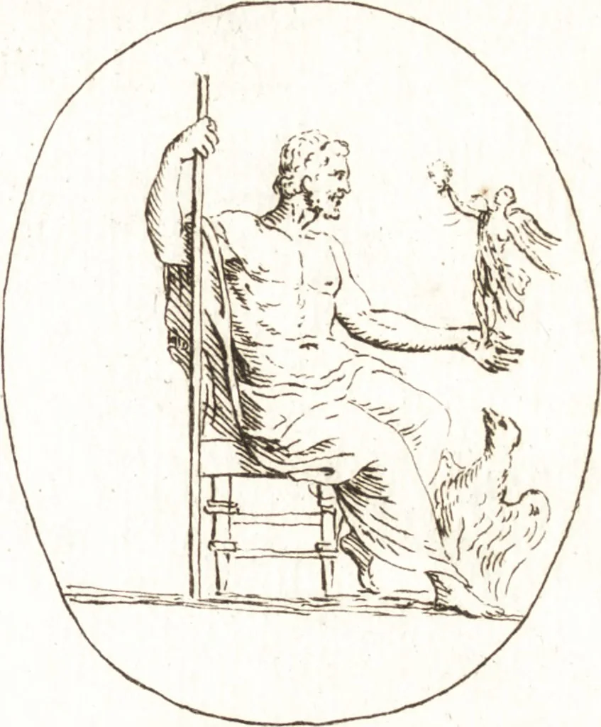 An illustration from Recueil de trois cent têtes et sujets de composition [graphic], 1775, leaf 138