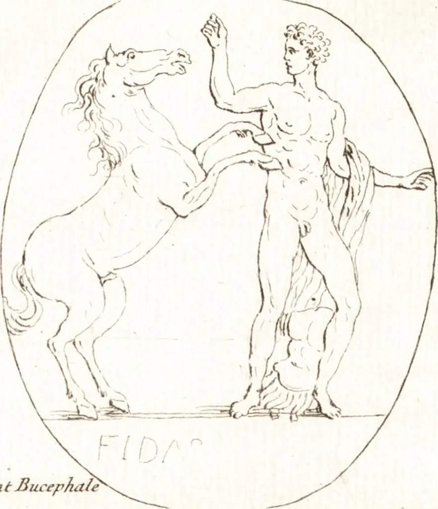 An illustration from Recueil de trois cent têtes et sujets de composition [graphic], 1775, leaf 138