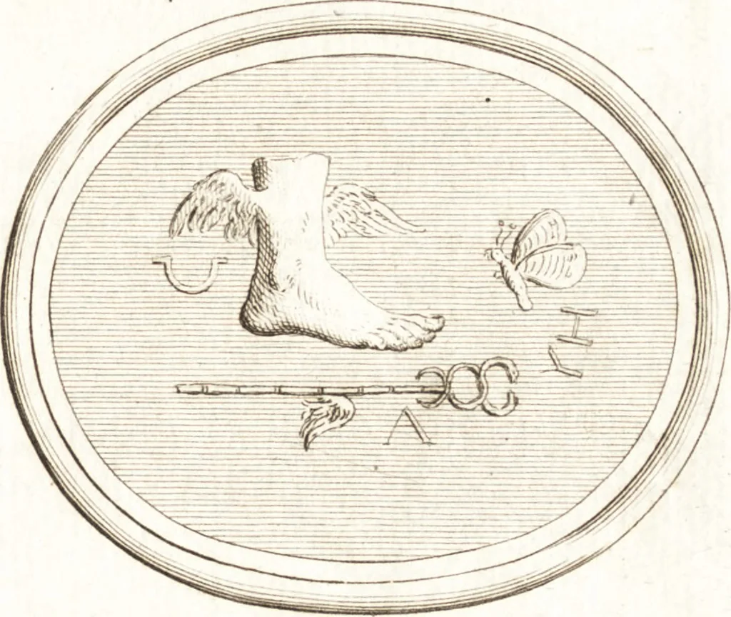 An illustration from Recueil de trois cent têtes et sujets de composition [graphic], 1775, leaf 142