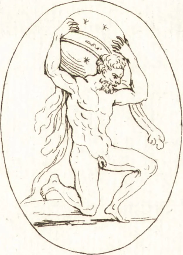 An illustration from Recueil de trois cent têtes et sujets de composition [graphic], 1775, leaf 142