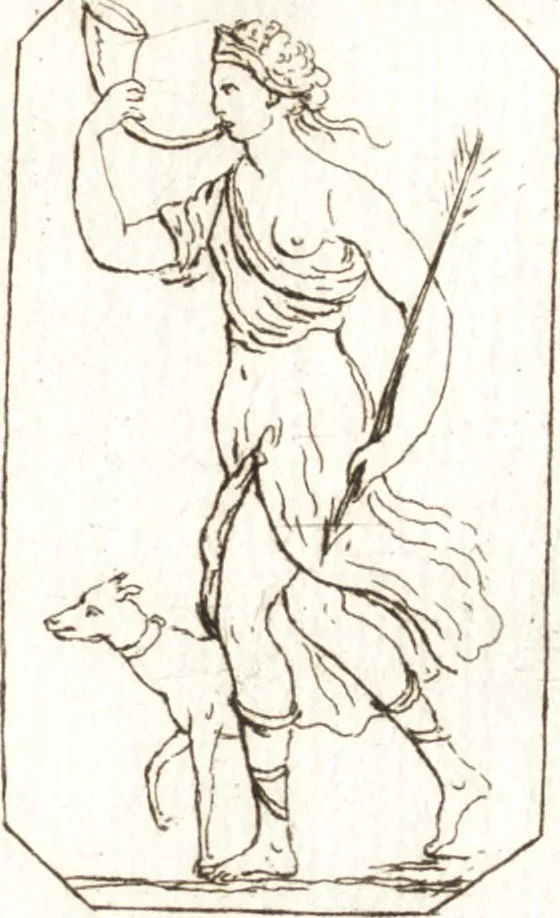 An illustration from Recueil de trois cent têtes et sujets de composition [graphic], 1775, leaf 144