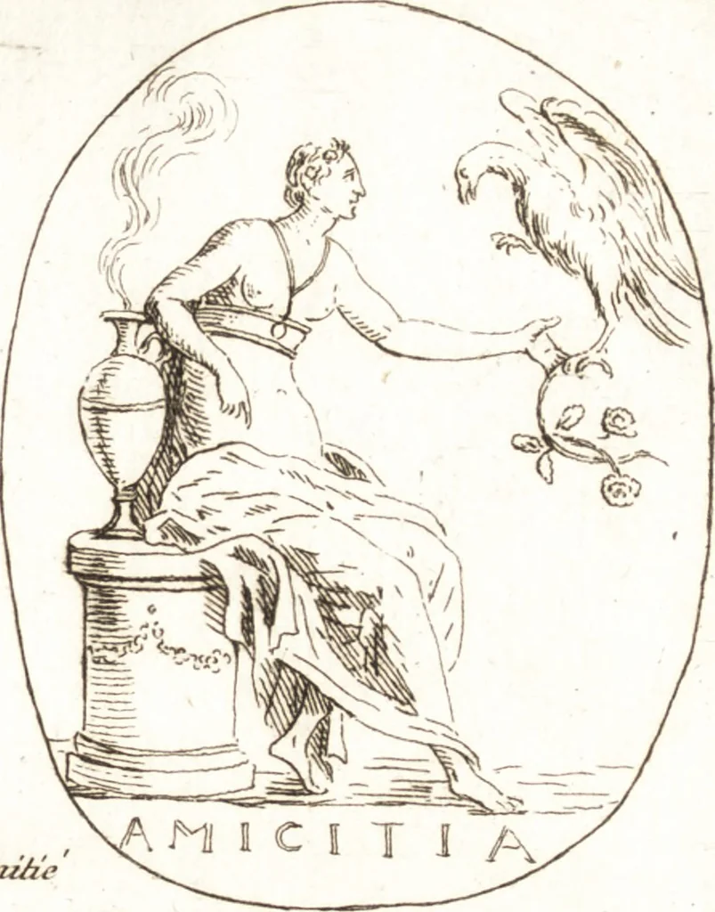 An illustration from Recueil de trois cent têtes et sujets de composition [graphic], 1775, leaf 146