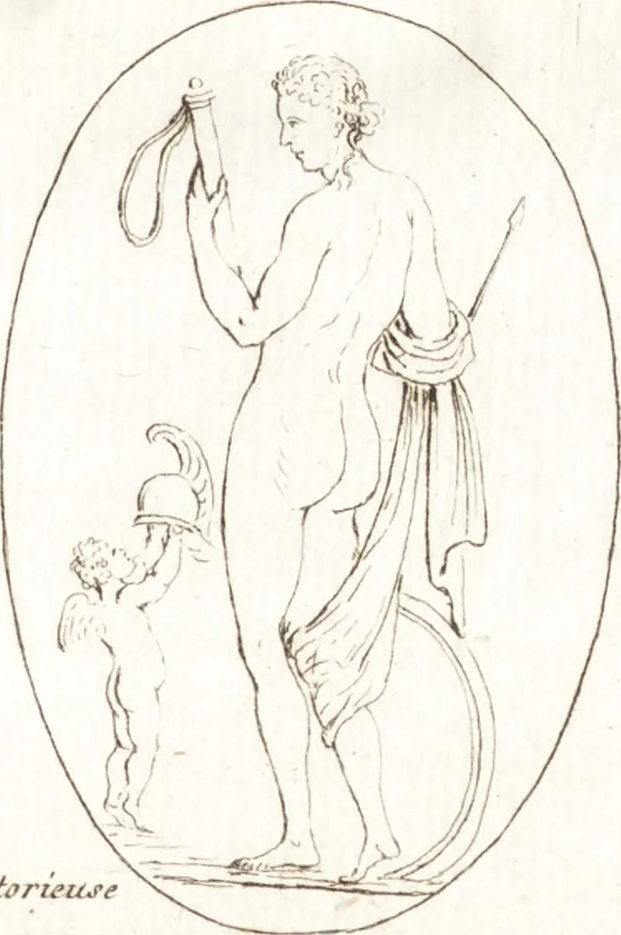 An illustration from Recueil de trois cent têtes et sujets de composition [graphic], 1775, leaf 148