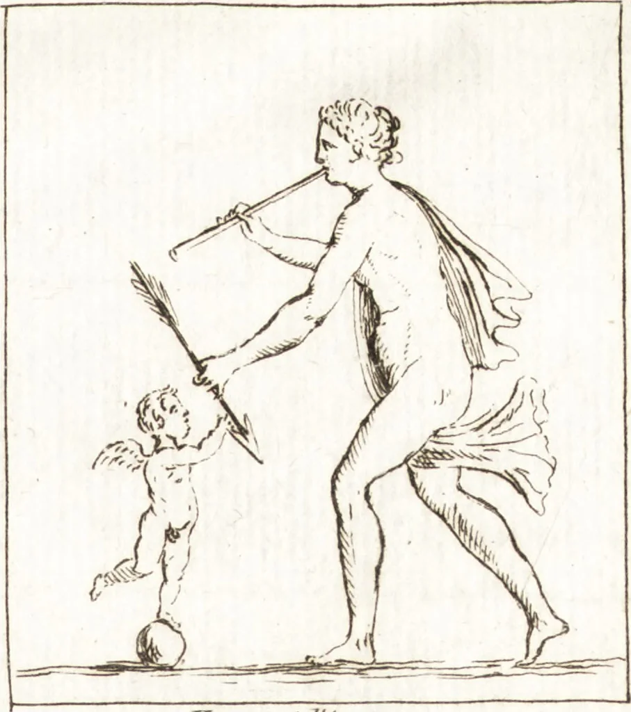 An illustration from Recueil de trois cent têtes et sujets de composition [graphic], 1775, leaf 150