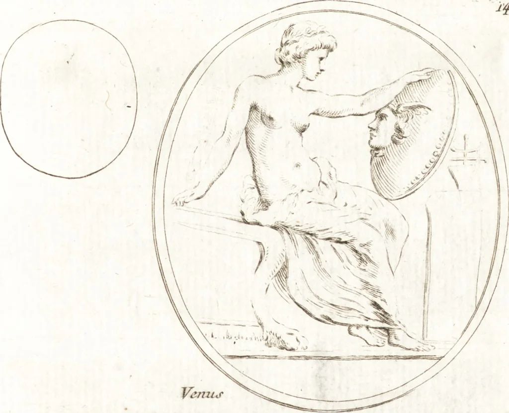 An illustration from Recueil de trois cent têtes et sujets de composition [graphic], 1775, leaf 152