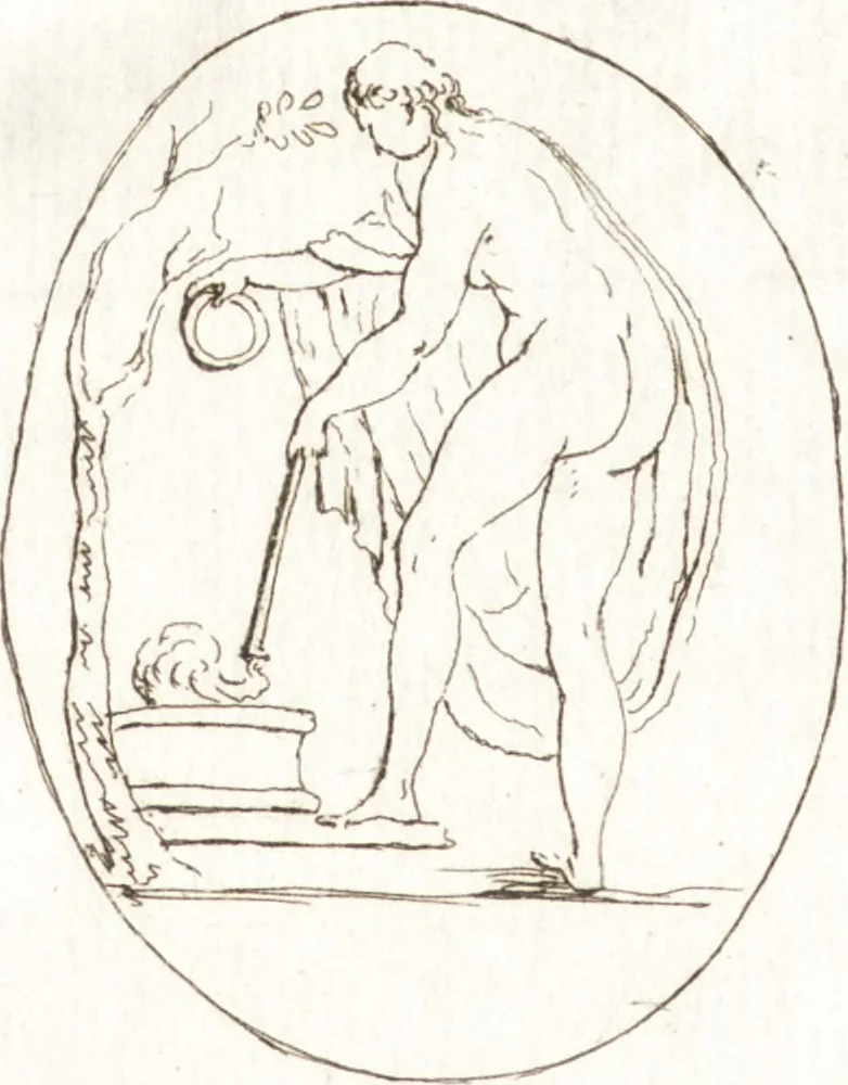 An illustration from Recueil de trois cent têtes et sujets de composition [graphic], 1775, leaf 154