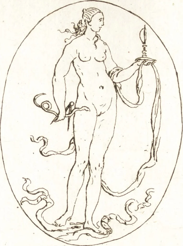 An illustration from Recueil de trois cent têtes et sujets de composition [graphic], 1775, leaf 156