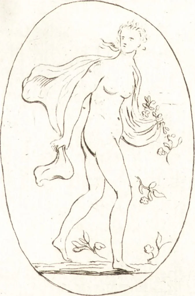 An illustration from Recueil de trois cent têtes et sujets de composition [graphic], 1775, leaf 156