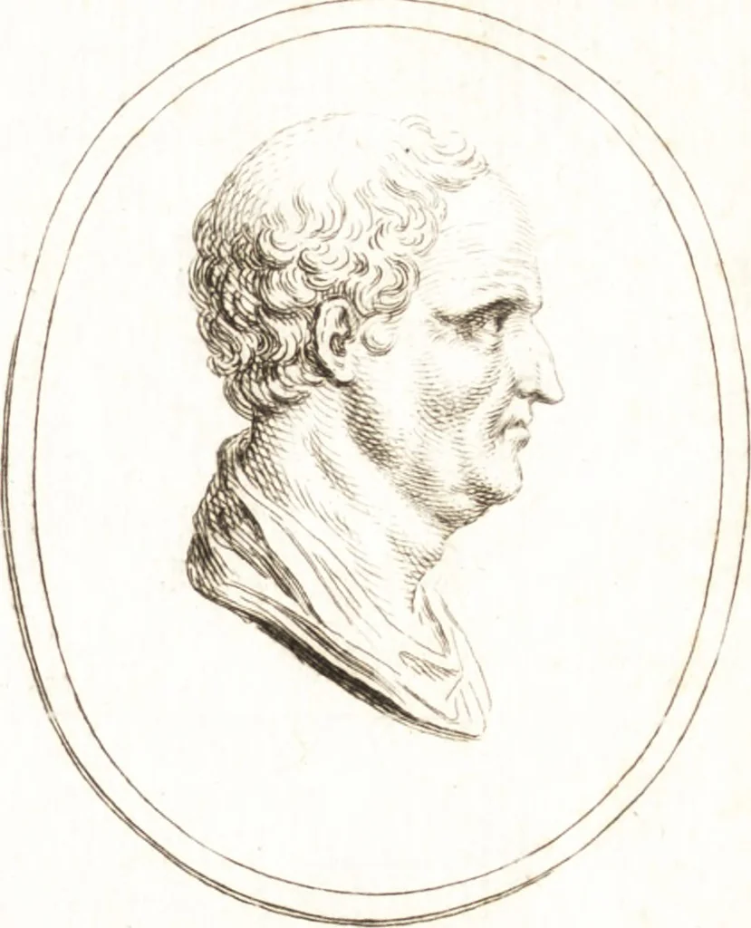 An illustration from Recueil de trois cent têtes et sujets de composition [graphic], 1775, leaf 16