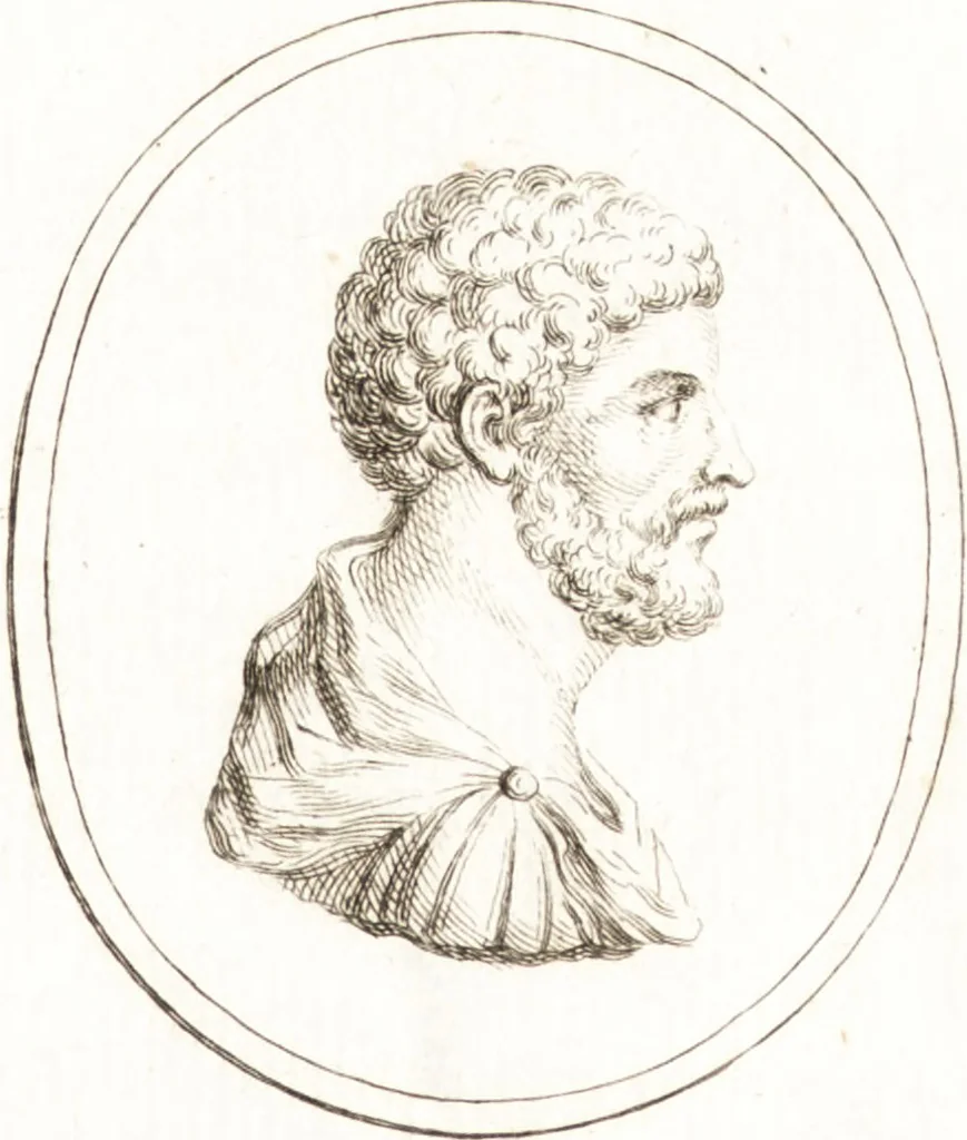 An illustration from Recueil de trois cent têtes et sujets de composition [graphic], 1775, leaf 16