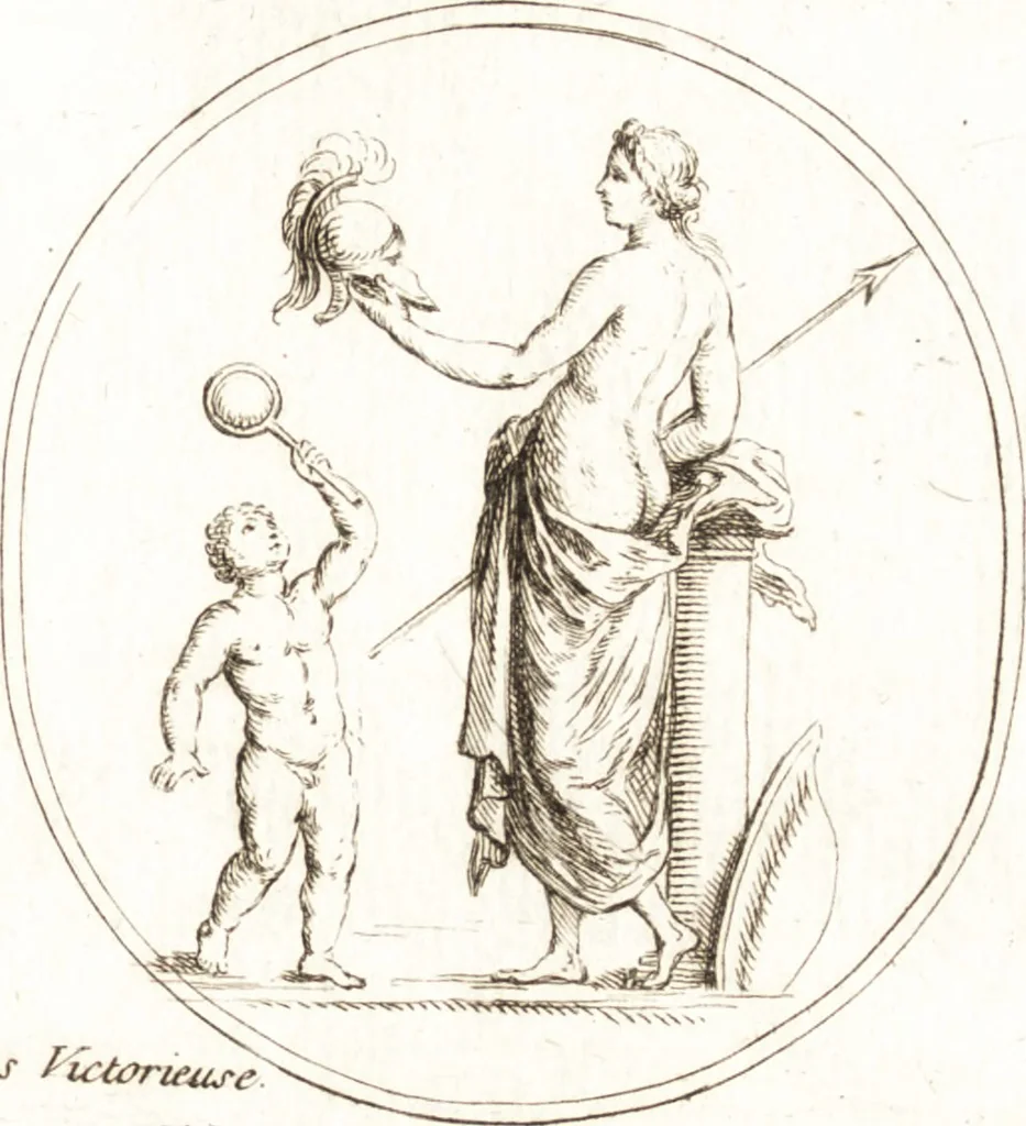 An illustration from Recueil de trois cent têtes et sujets de composition [graphic], 1775, leaf 160