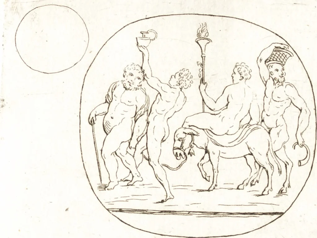 An illustration from Recueil de trois cent têtes et sujets de composition [graphic], 1775, leaf 164