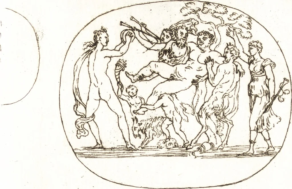 An illustration from Recueil de trois cent têtes et sujets de composition [graphic], 1775, leaf 170