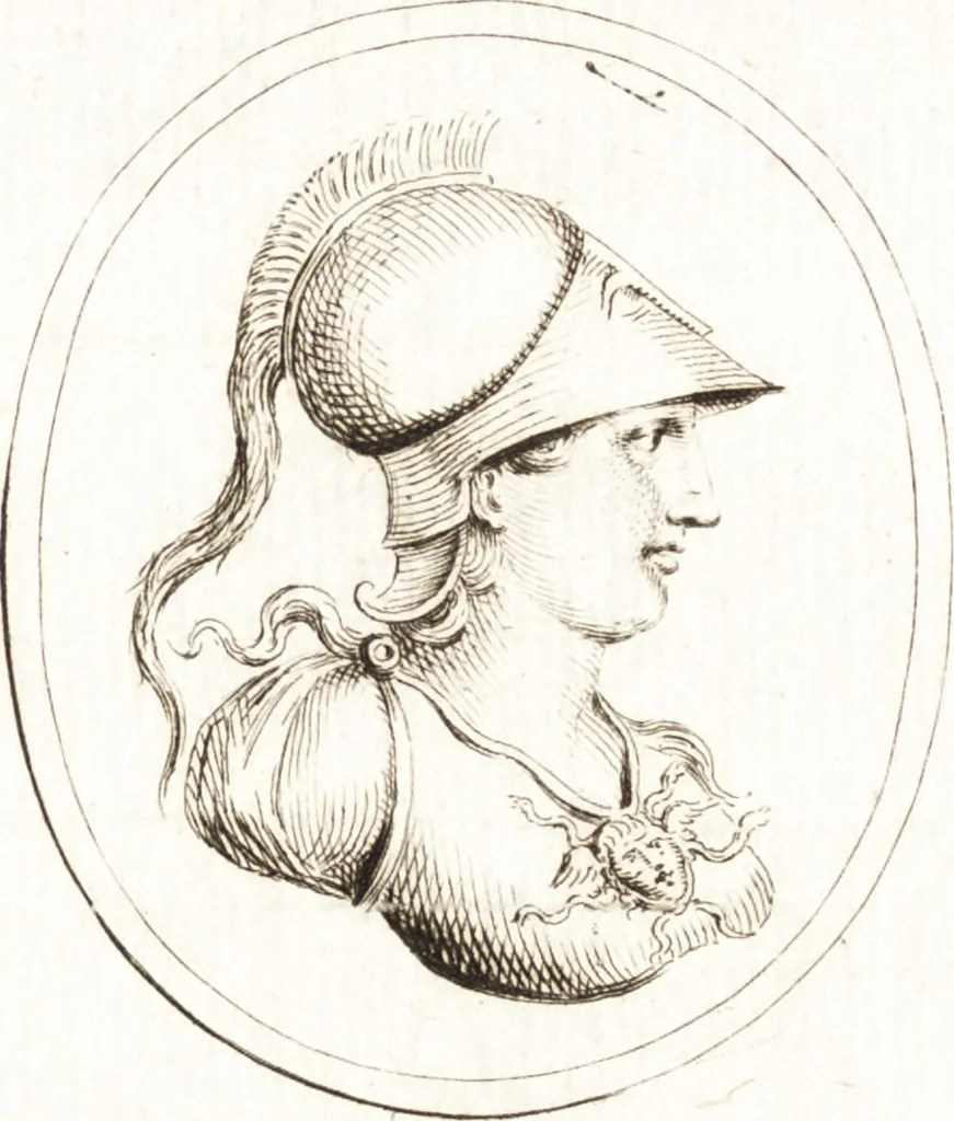 An illustration from Recueil de trois cent têtes et sujets de composition [graphic], 1775, leaf 18