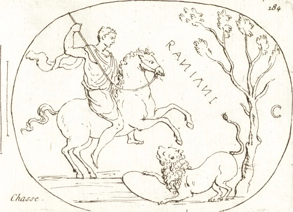 An illustration from Recueil de trois cent têtes et sujets de composition [graphic], 1775, leaf 192