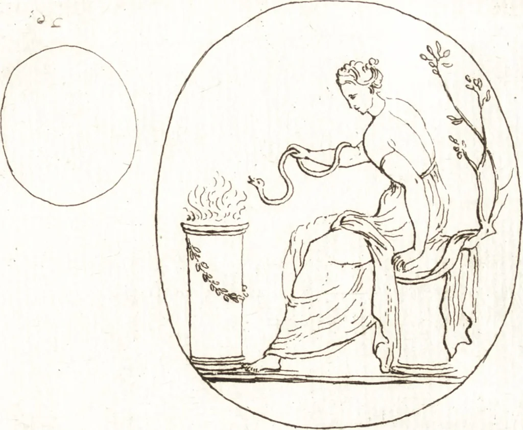 An illustration from Recueil de trois cent têtes et sujets de composition [graphic], 1775, leaf 194