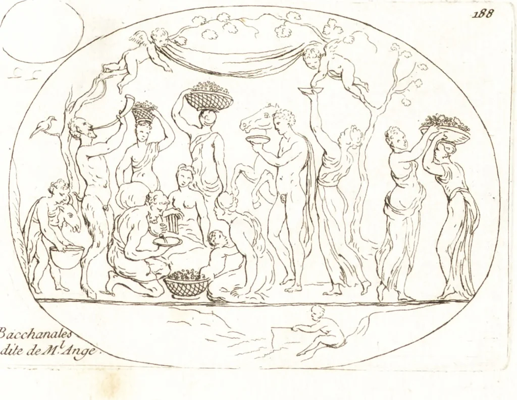 An illustration from Recueil de trois cent têtes et sujets de composition [graphic], 1775, leaf 196