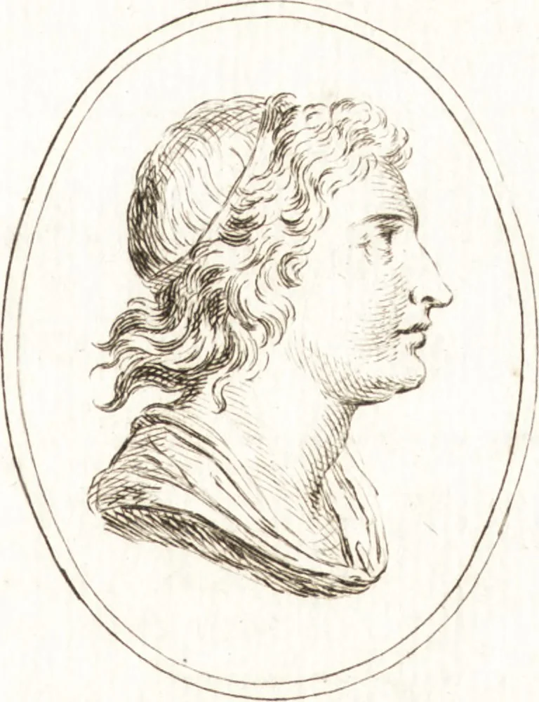 An illustration from Recueil de trois cent têtes et sujets de composition [graphic], 1775, leaf 20