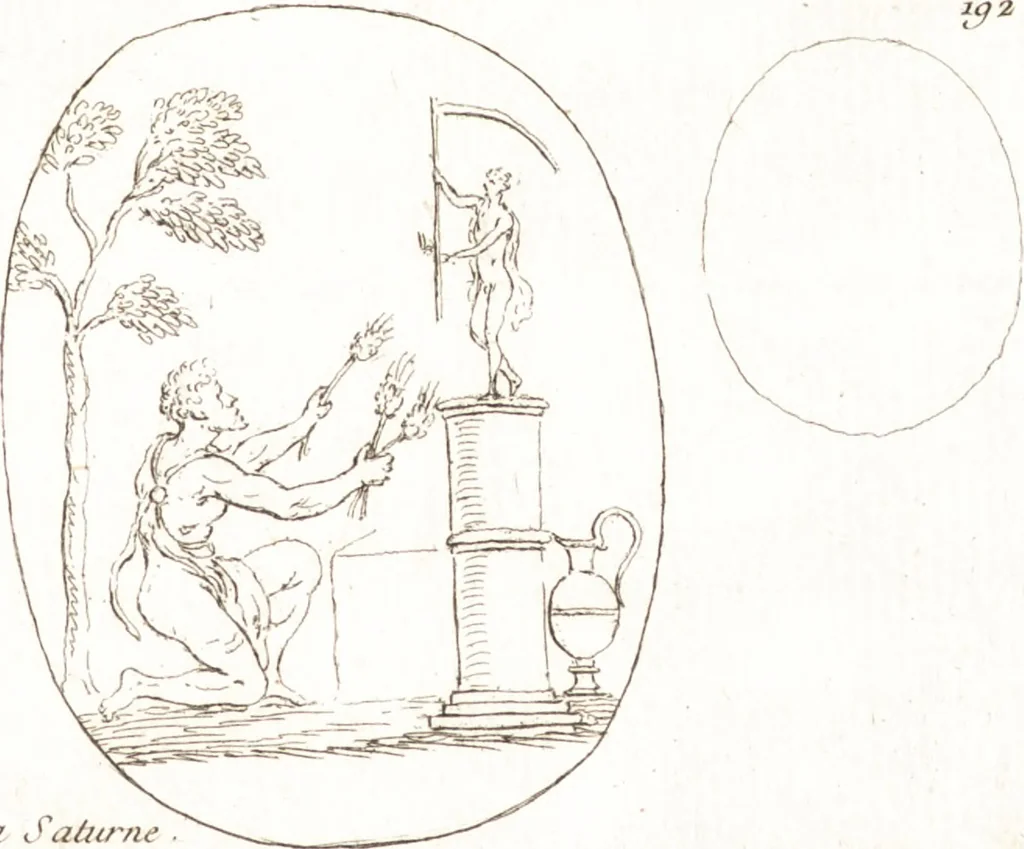 An illustration from Recueil de trois cent têtes et sujets de composition [graphic], 1775, leaf 200