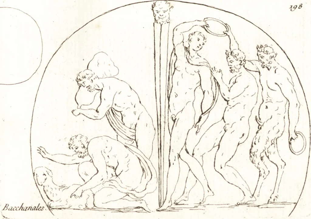 An illustration from Recueil de trois cent têtes et sujets de composition [graphic], 1775, leaf 206