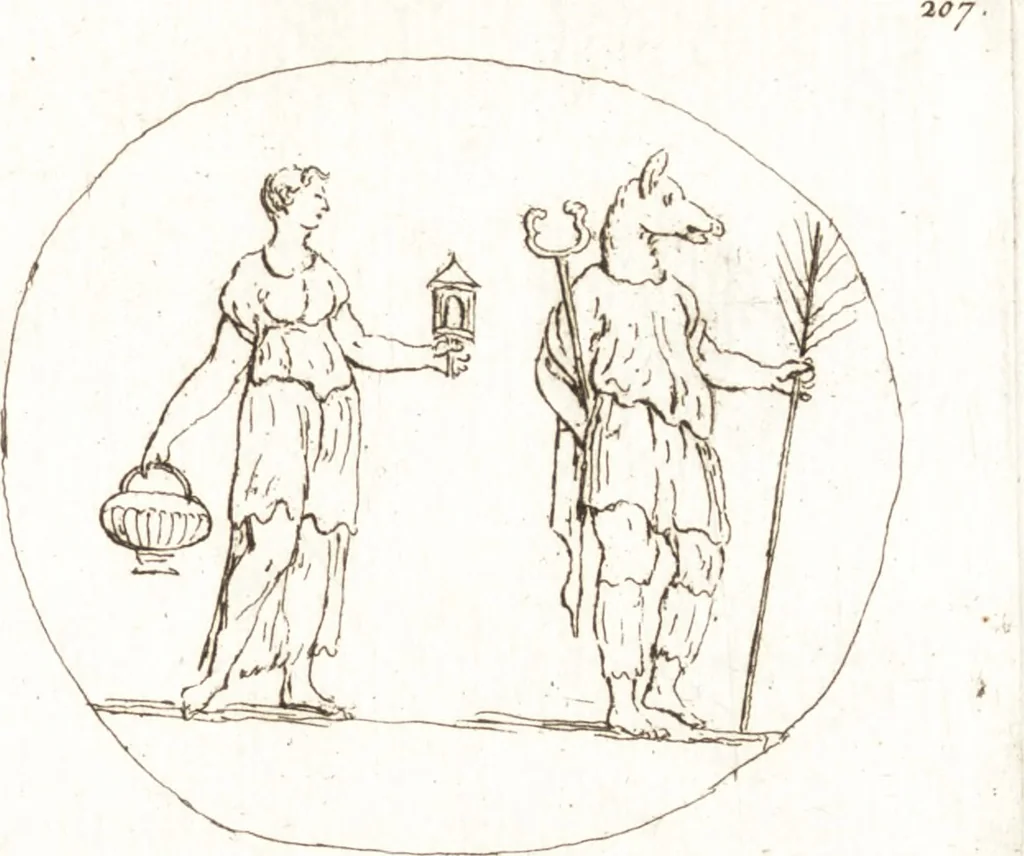 An illustration from Recueil de trois cent têtes et sujets de composition [graphic], 1775, leaf 216