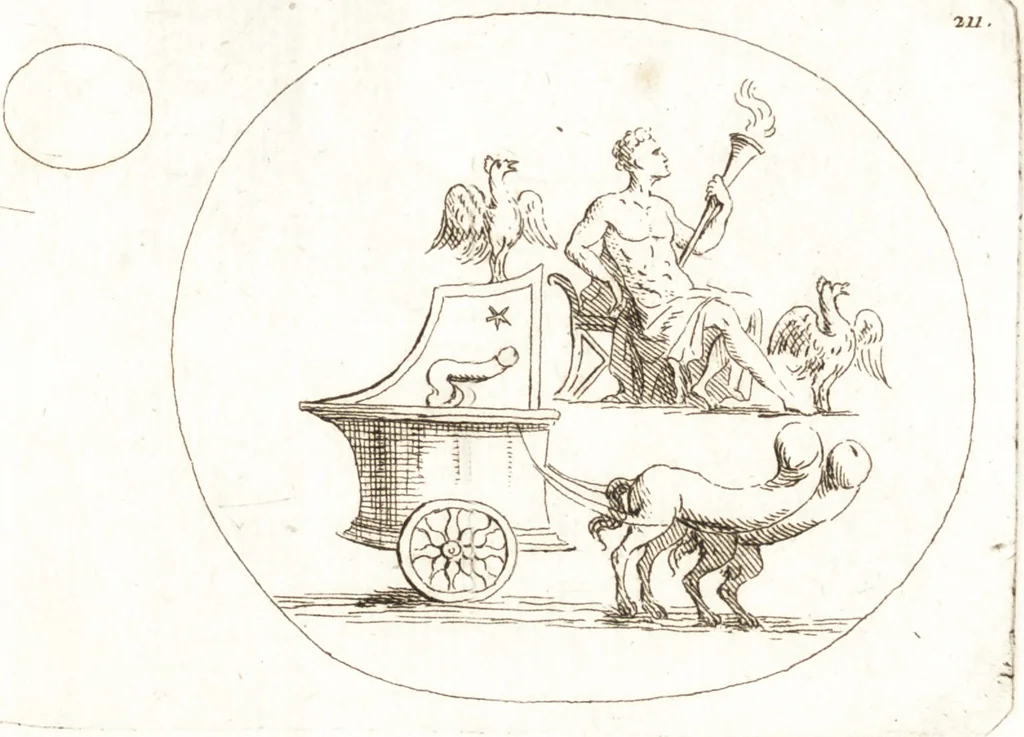 An illustration from Recueil de trois cent têtes et sujets de composition [graphic], 1775, leaf 220