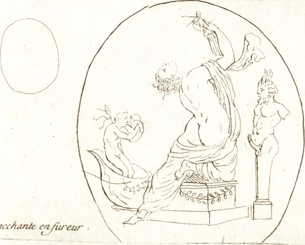 An illustration from Recueil de trois cent têtes et sujets de composition [graphic], 1775, leaf 220