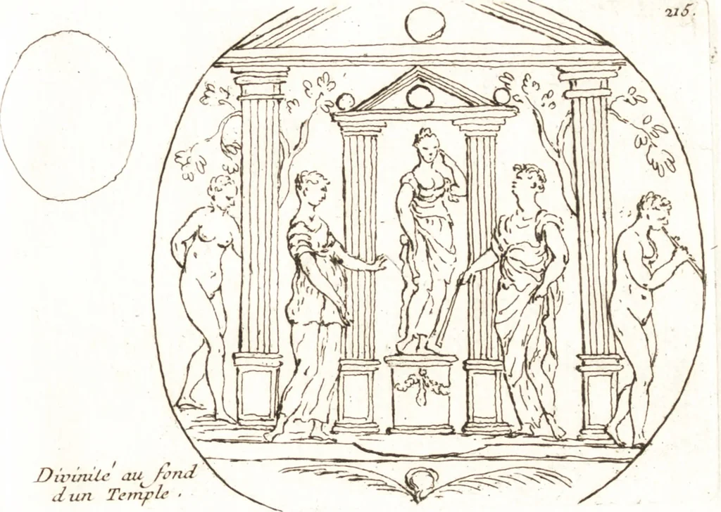 An illustration from Recueil de trois cent têtes et sujets de composition [graphic], 1775, leaf 224