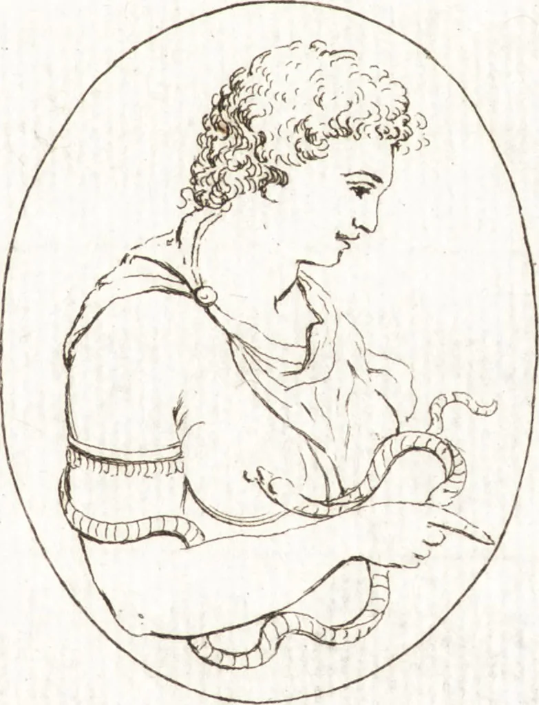 An illustration from Recueil de trois cent têtes et sujets de composition [graphic], 1775, leaf 234