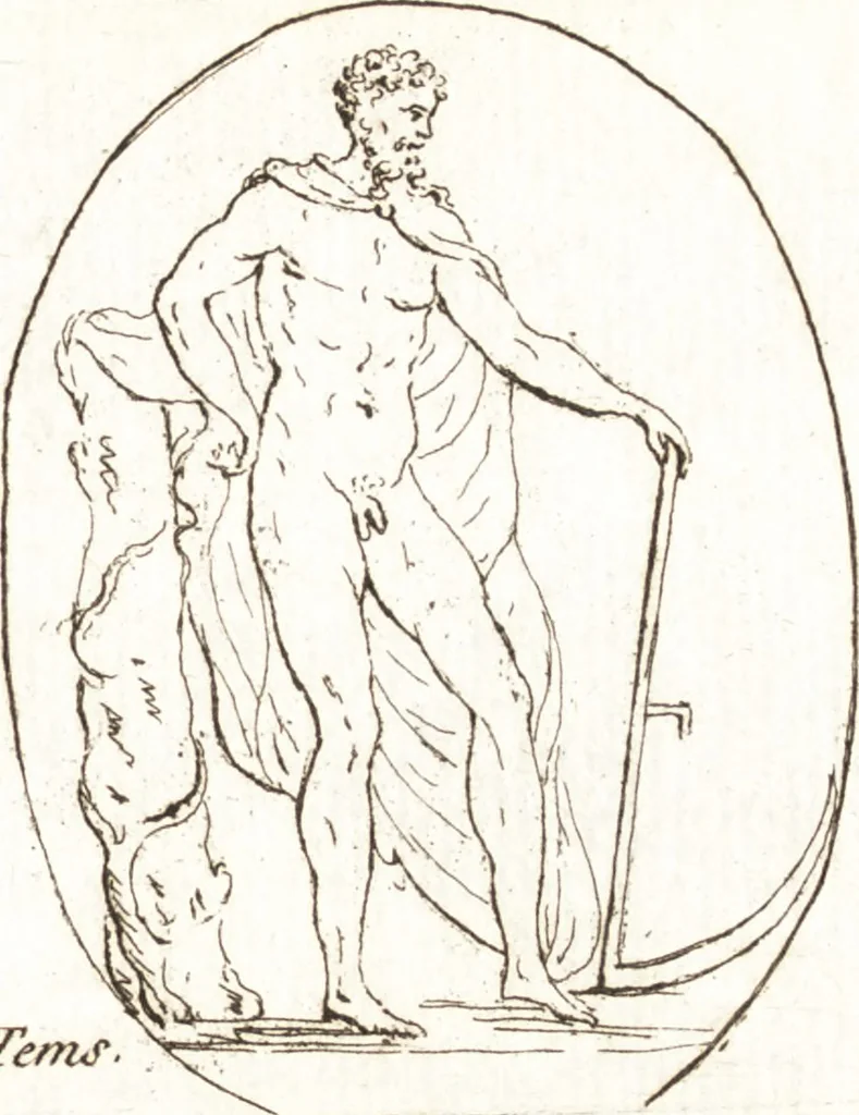 An illustration from Recueil de trois cent têtes et sujets de composition [graphic], 1775, leaf 238