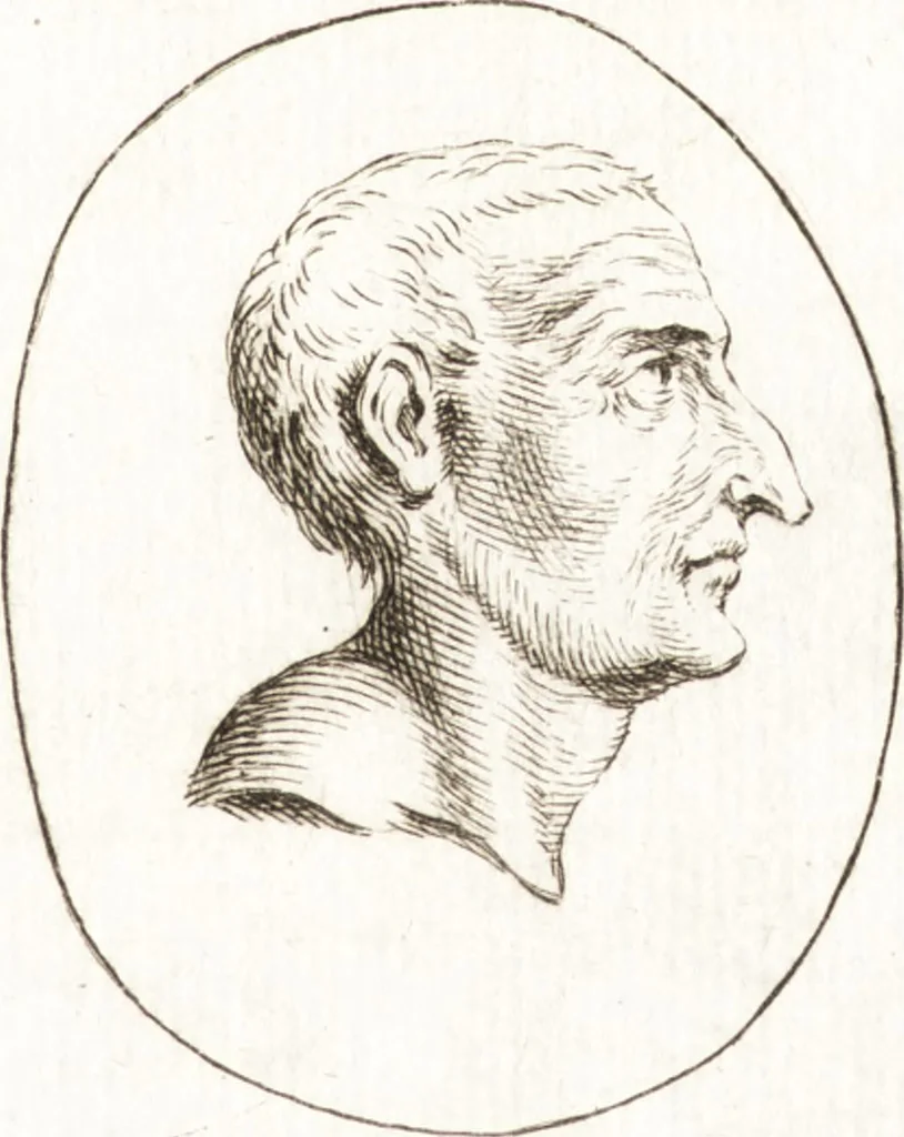 An illustration from Recueil de trois cent têtes et sujets de composition [graphic], 1775, leaf 24