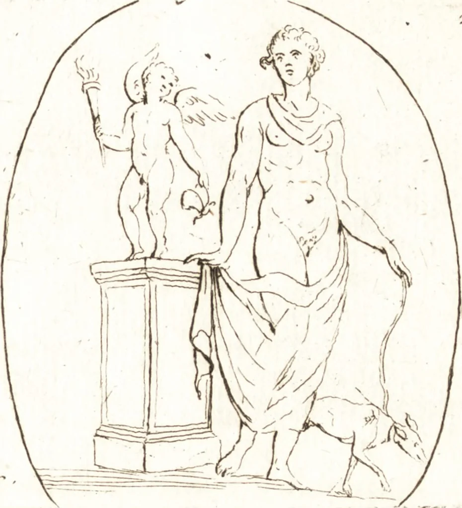 An illustration from Recueil de trois cent têtes et sujets de composition [graphic], 1775, leaf 244