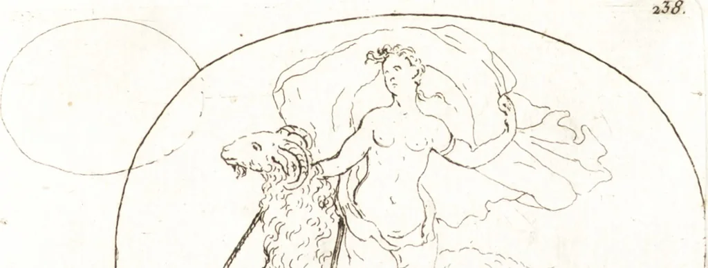 An illustration from Recueil de trois cent têtes et sujets de composition [graphic], 1775, leaf 246