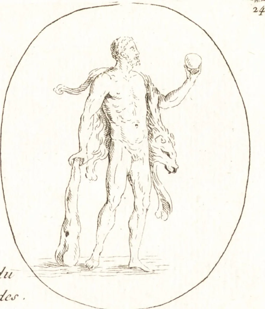 An illustration from Recueil de trois cent têtes et sujets de composition [graphic], 1775, leaf 248