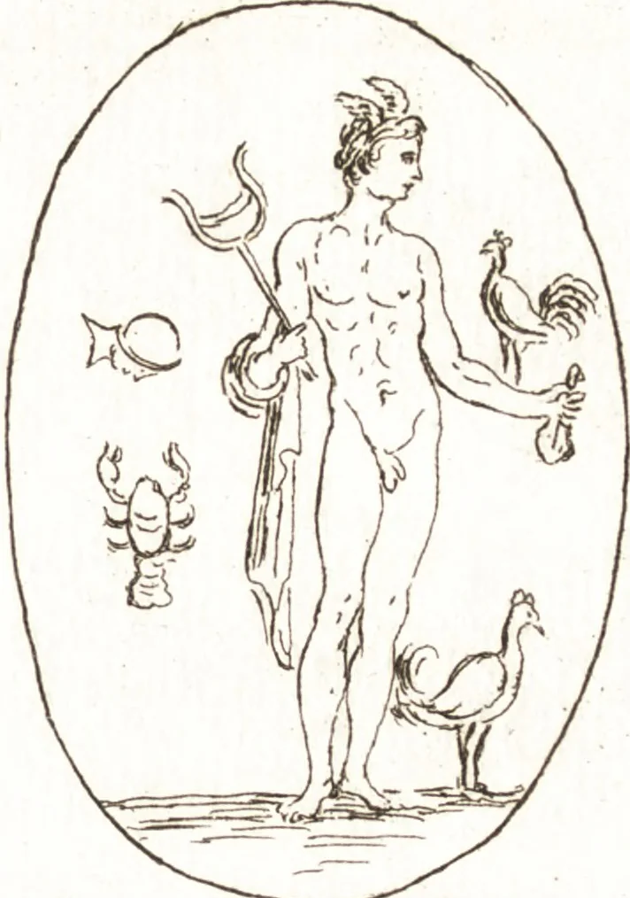 An illustration from Recueil de trois cent têtes et sujets de composition [graphic], 1775, leaf 250