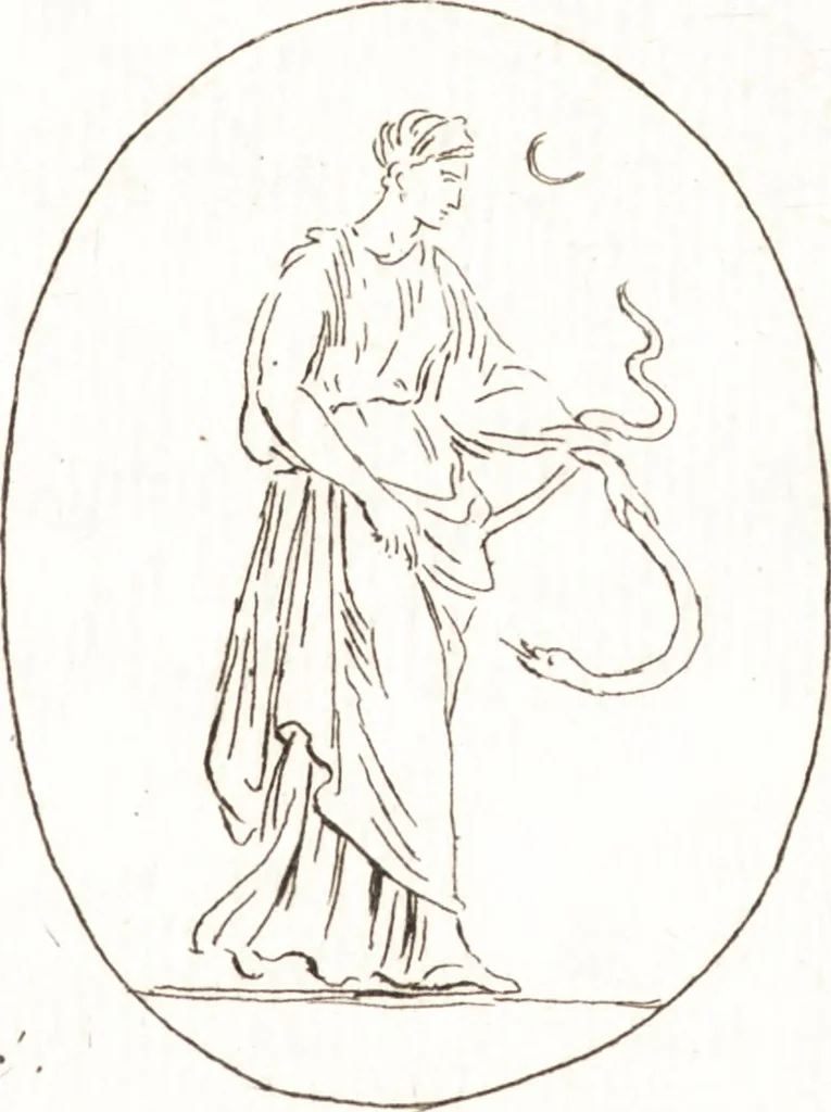 An illustration from Recueil de trois cent têtes et sujets de composition [graphic], 1775, leaf 250
