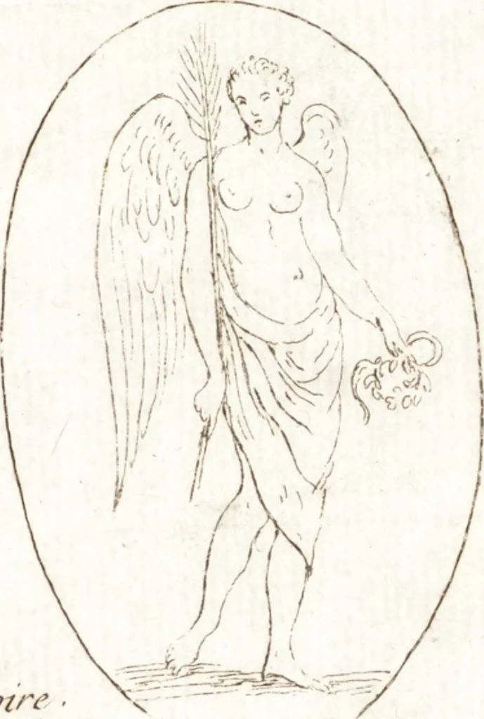 An illustration from Recueil de trois cent têtes et sujets de composition [graphic], 1775, leaf 254