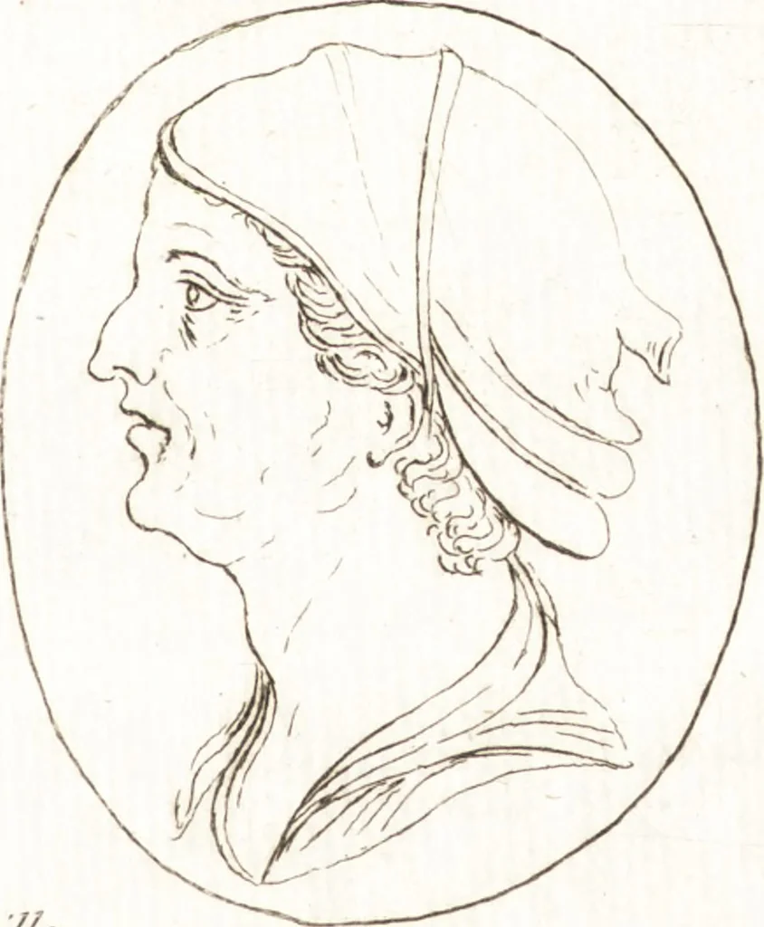 An illustration from Recueil de trois cent têtes et sujets de composition [graphic], 1775, leaf 256