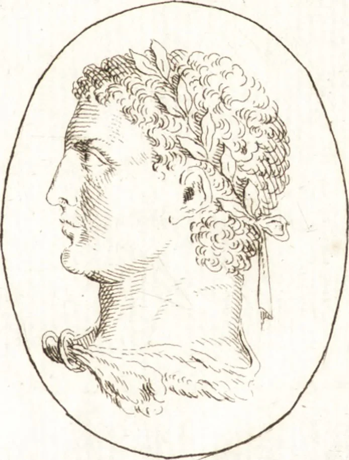 An illustration from Recueil de trois cent têtes et sujets de composition [graphic], 1775, leaf 262
