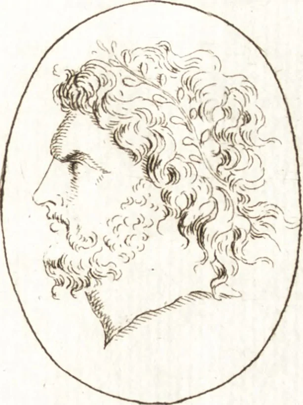 An illustration from Recueil de trois cent têtes et sujets de composition [graphic], 1775, leaf 268