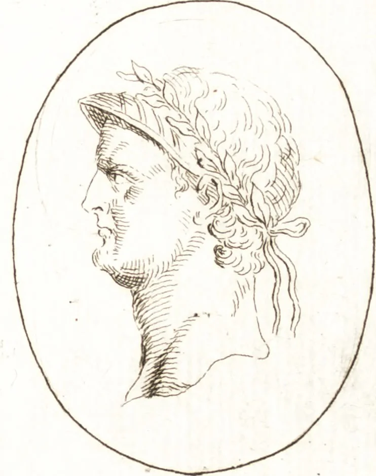 An illustration from Recueil de trois cent têtes et sujets de composition [graphic], 1775, leaf 276