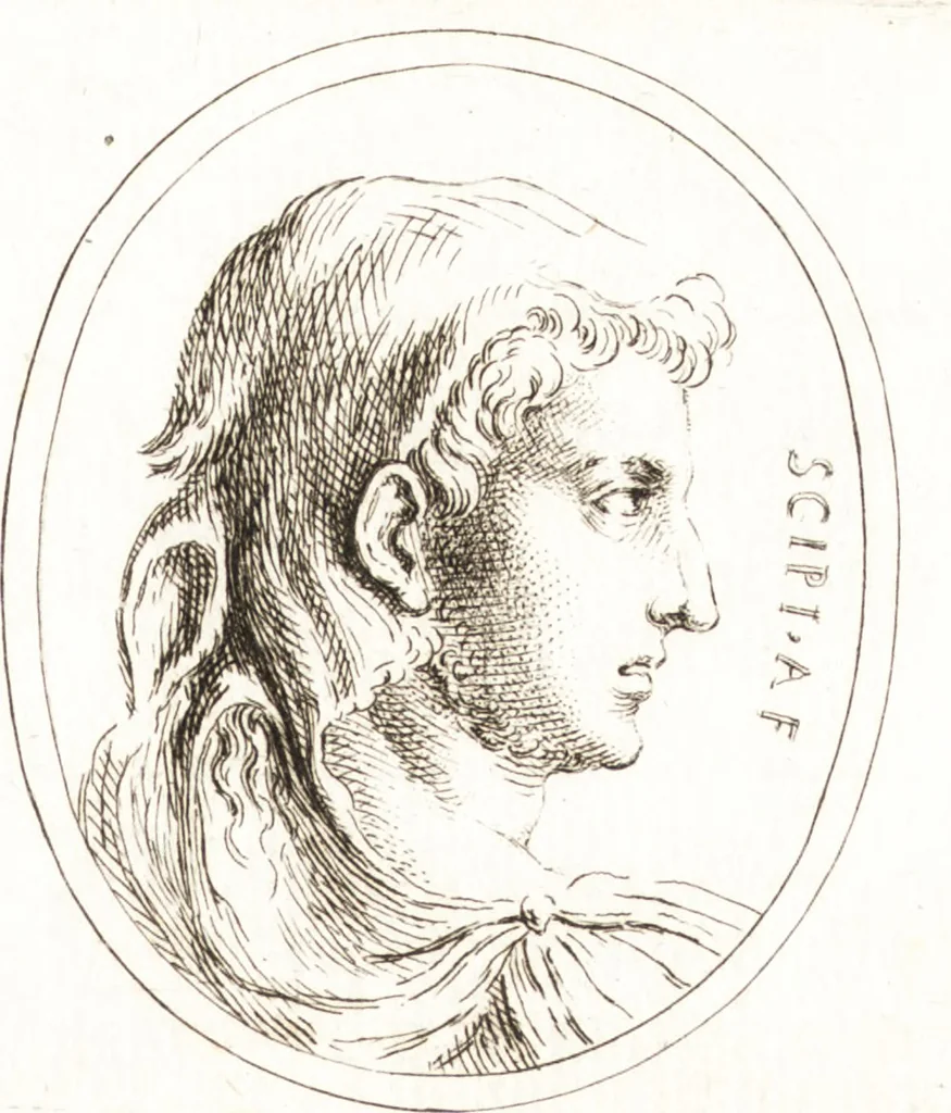 An illustration from Recueil de trois cent têtes et sujets de composition [graphic], 1775, leaf 28