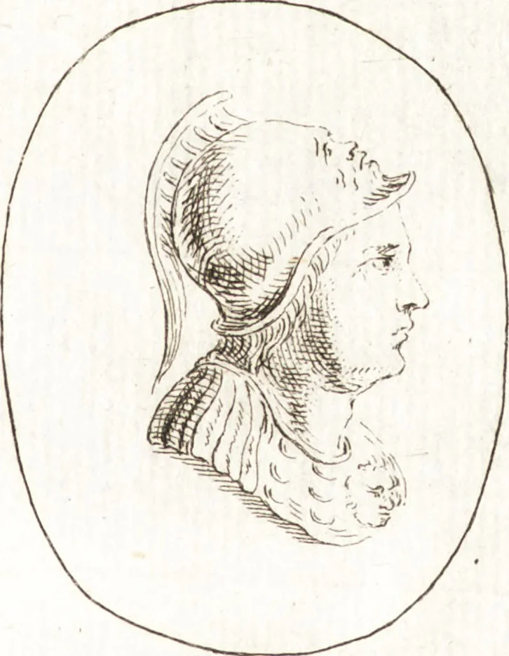 An illustration from Recueil de trois cent têtes et sujets de composition [graphic], 1775, leaf 288