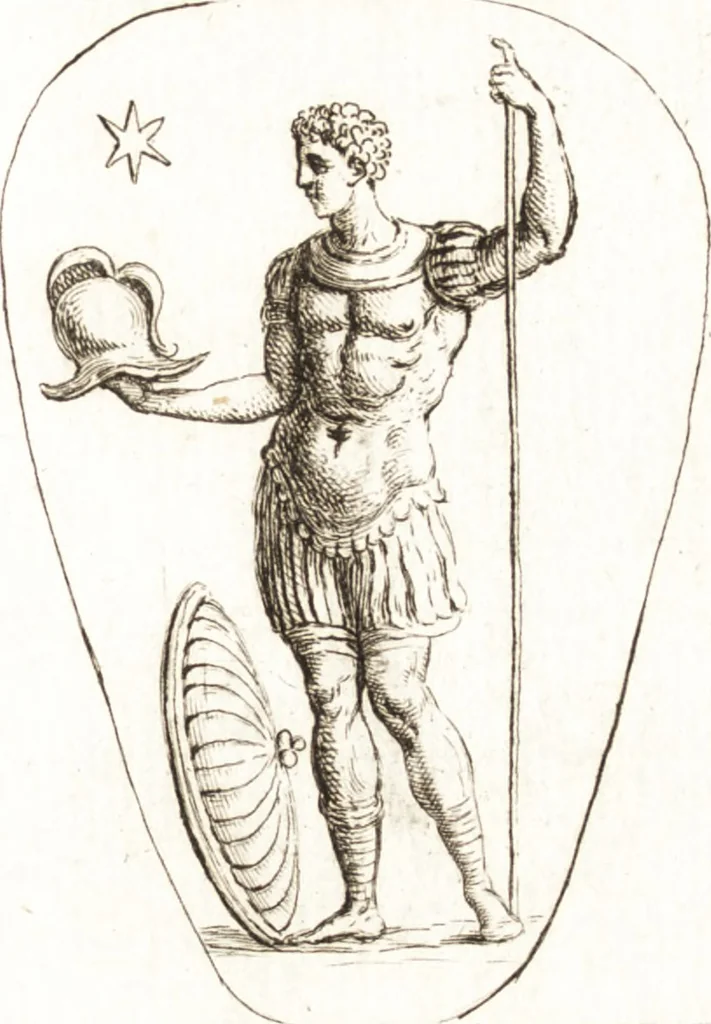 An illustration from Recueil de trois cent têtes et sujets de composition [graphic], 1775, leaf 290