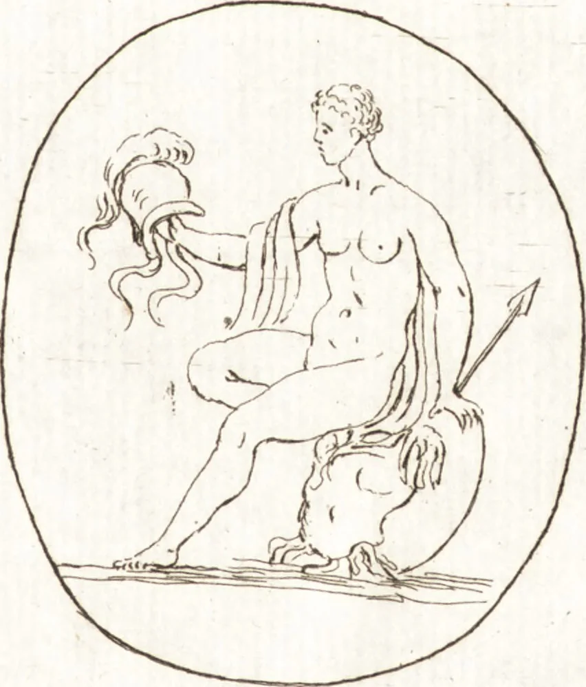 An illustration from Recueil de trois cent têtes et sujets de composition [graphic], 1775, leaf 292