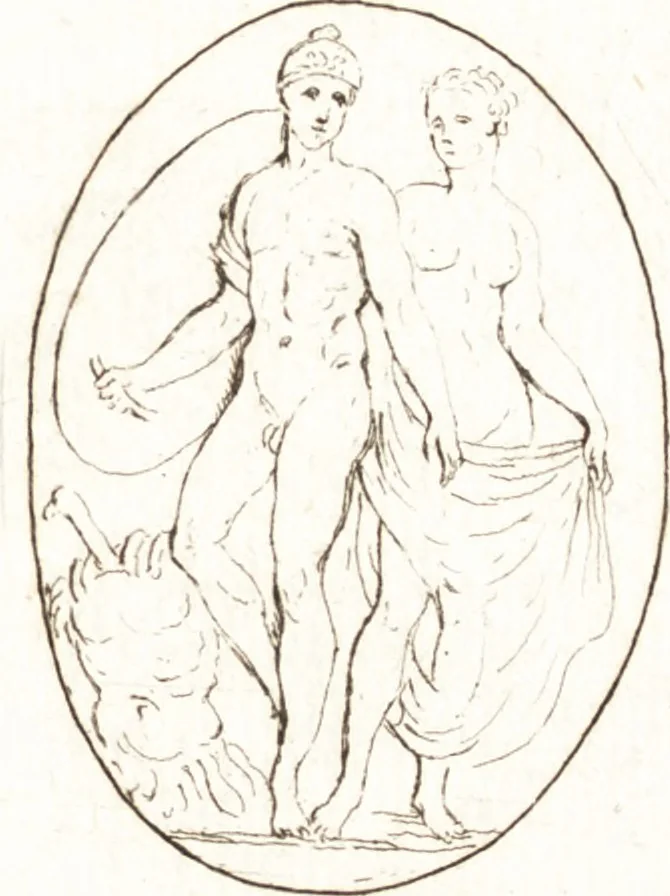 An illustration from Recueil de trois cent têtes et sujets de composition [graphic], 1775, leaf 298