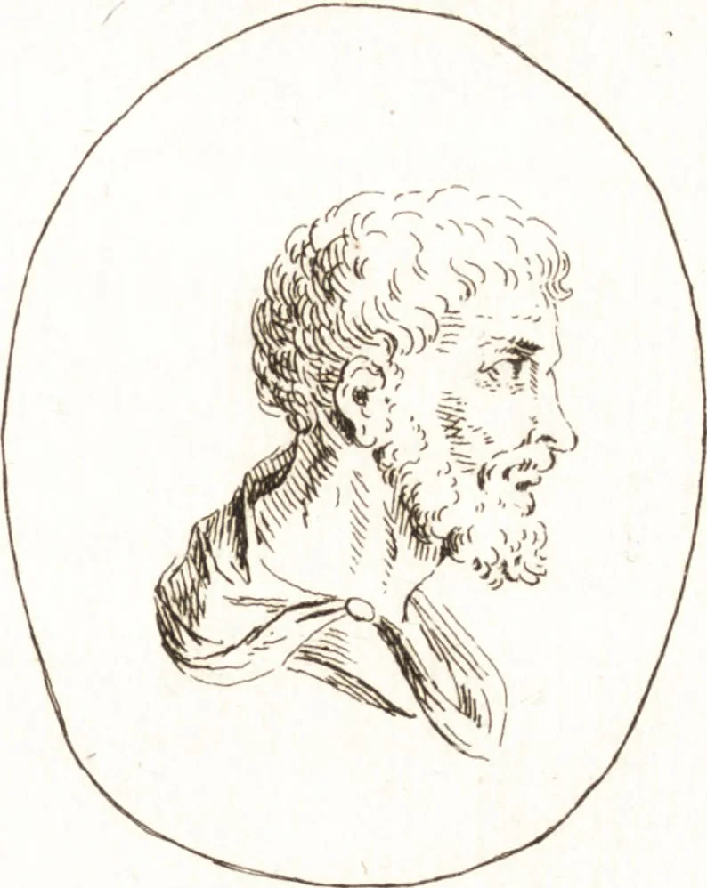An illustration from Recueil de trois cent têtes et sujets de composition [graphic], 1775, leaf 30